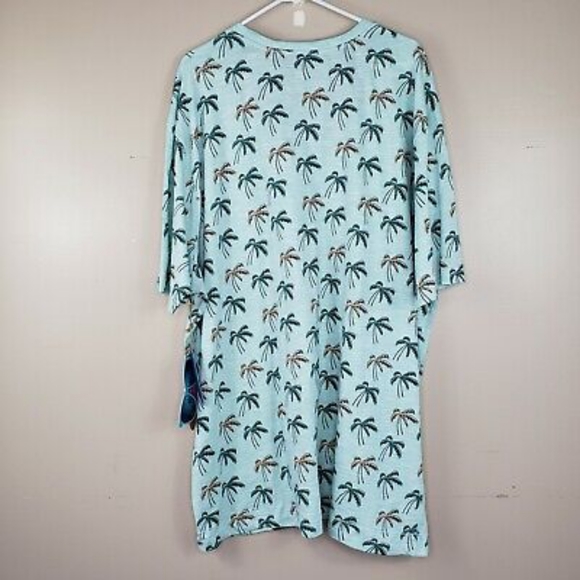 🤑Men's Huntington 2X Pullover Short Sleeve Summer Hawaiian Palm Trees Tee - Picture 3 of 5